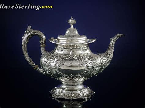Reed And Barton Francis 1st Tea Set Teapot Hollowware Vintage Silver