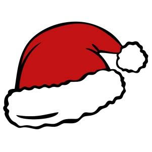 Santa Fancy Cap SVG file | Christmas Party Cap svg cut file Download