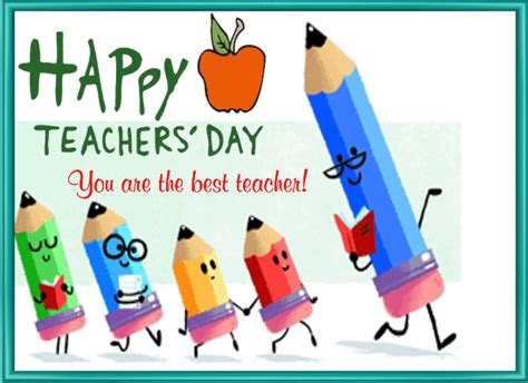 You Are The Best Teacher Free Teachers Day Ecards Greeting Cards