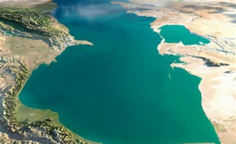 Kuzeyden güneye uzunluğu 1.174 km, ortalama genişliği 326 km'dir. İran ile Rusya, Hazar Denizi'nin çevresel sorunları ele aldı - İslâmi Davet