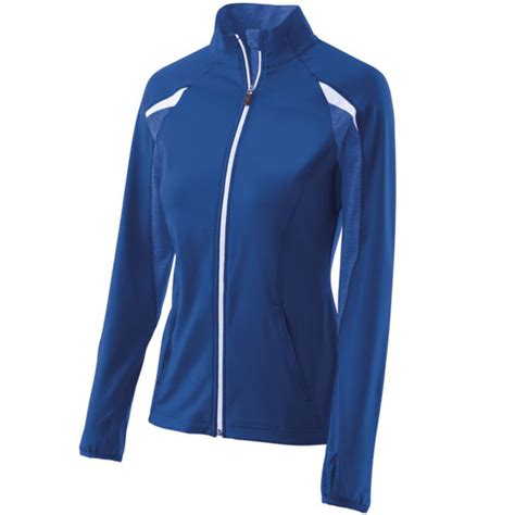 Womens Customizable Fitness Sports Warm Up Jacket Mladengarment