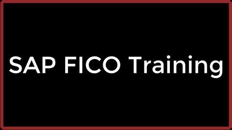 Sap Fico Training Introduction To Sap And Fi Co Video 1 Sap Fico