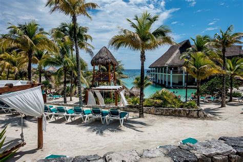 The Beach Area Of The Occidental Grand Xcaret In Riviera Maya Mexico