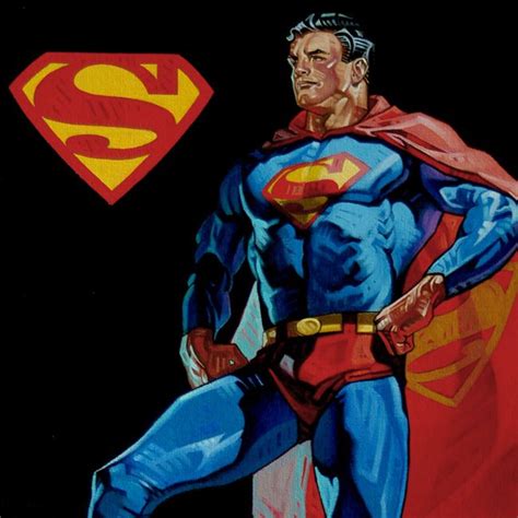 Superman By Drew Struzan Superman Art Dc Comics Art Batman And Superman