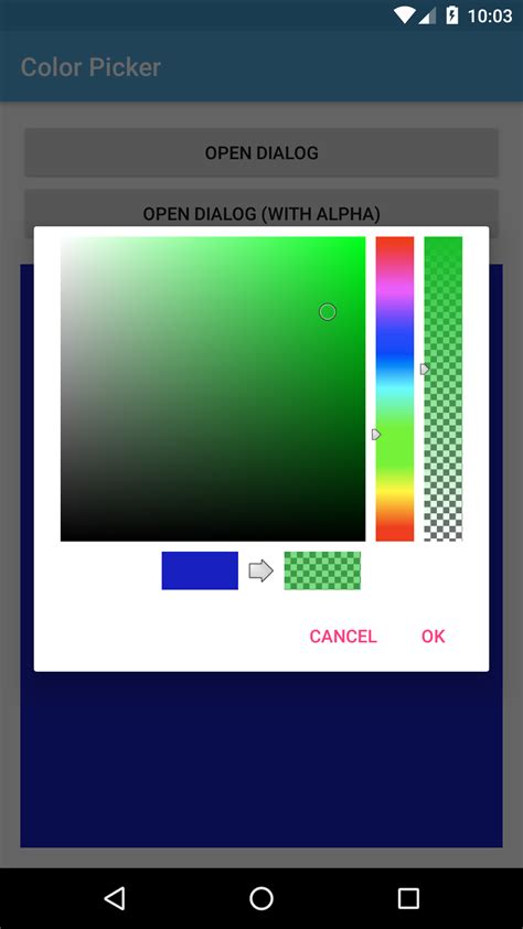 Creating Color Picker Dialog In Android Learn Programming Together