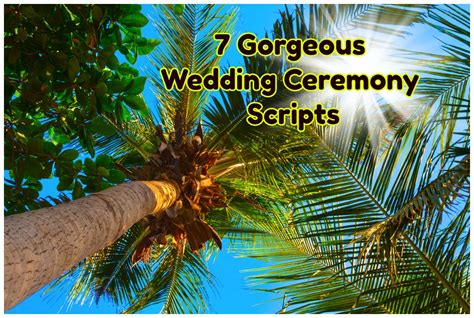 Many of these unity ceremony ideas also transition into acting as unique guest book ideas. The 7 Most Beautiful Wedding Ceremony Scripts...Ever ...