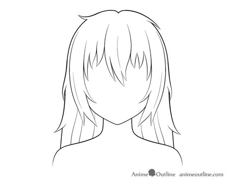 How To Shade Anime Hair Step By Step Animeoutline Anime Hair Anime