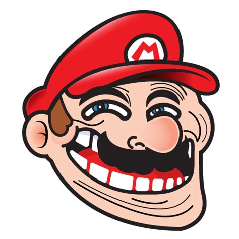 Mario Troll Blank Template Imgflip