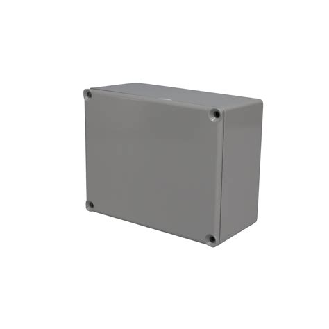 Econobox Aluminum Box Gray Cu 234 G Bud Industries