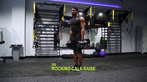 Dumbbell Rocking Calf Raise Youtube