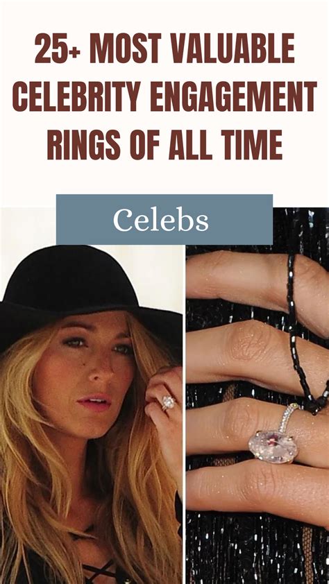 25 Most Valuable Celebrity Engagement Rings Of All Time Artofit