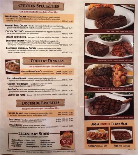 Texas Roadhouse Menu With Prices 2024 Pdf Cam Noelani