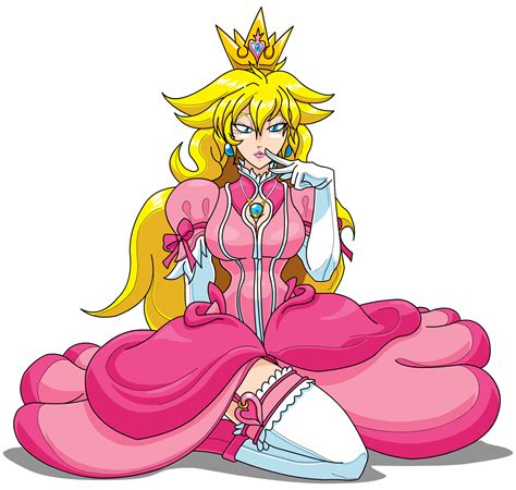 Princess Peach Colored By Ultimatetransfan On Deviantart