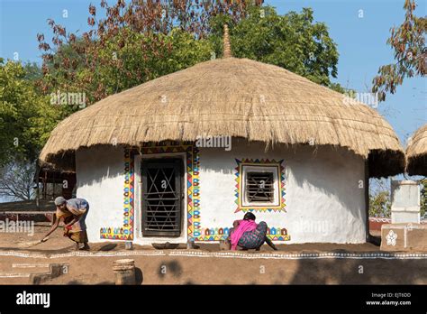 Traditional Meghwal Banni Tribal House From Gujarat Preserved In