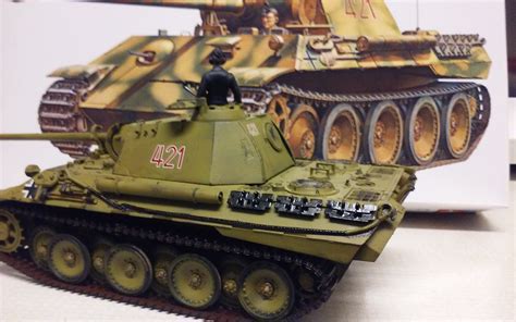 Models Kits Tamiya German Panther Tank Plastic Model Toys