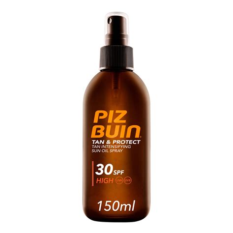 Piz Buin Tan And Protect Tan Accelerating Oil Spray Spf 30 High 150ml