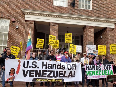 Washington Dc 247 Protection Of Dc Venezuelan Embassy Codepink Women For Peace