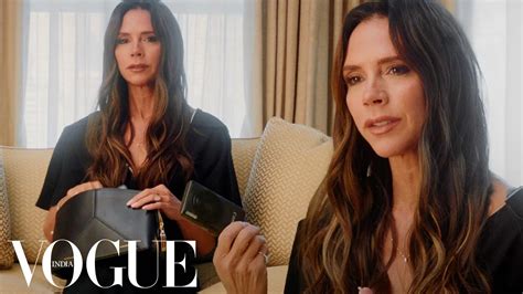 watch inside victoria beckham s bag vogue india in the bag vogue india
