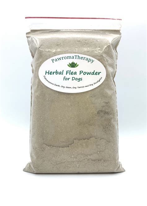 Herbal Flea Powder For Dogs 4oz Refill Etsy Flea Powder For Dogs