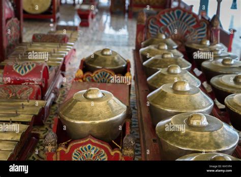 Gamelan Traditional Balinese Percussive Music Instruments For Ensemble