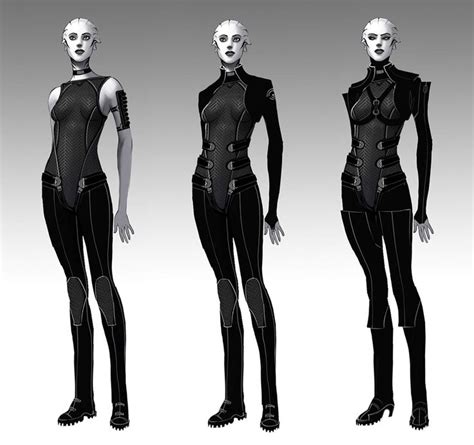 Mass Effect Concept Art Photo Mass Effet Vêtements Cyberpunk