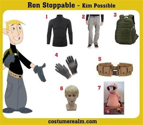 Dress Like Ron Stoppable From Kim Possible Ron Stoppable Costume Cosplay Halloween Outfits
