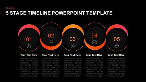 Three Stages Of Timeline In Powerpoint Powerpoint Timeline Template
