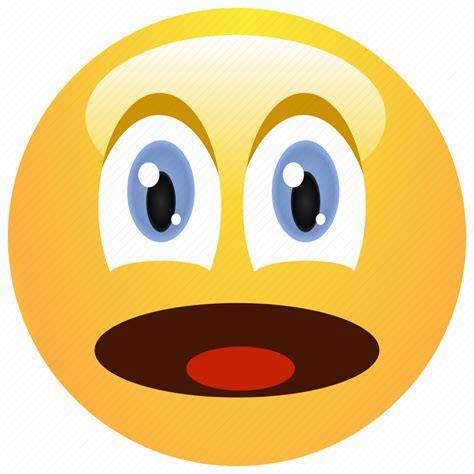 Emoticon Shocked Smiley Surprised Icon Download On Iconfinder