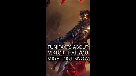 League Of Legends Facts About Viktor From Arcane Youtube