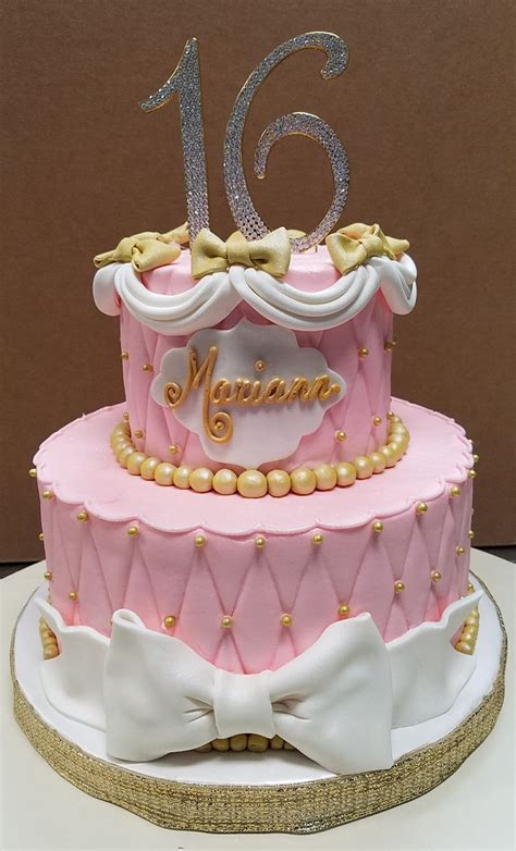 Birthday Cake Ideas For Sweet 16 Alittlecake 16th Sixteen The Art Of
