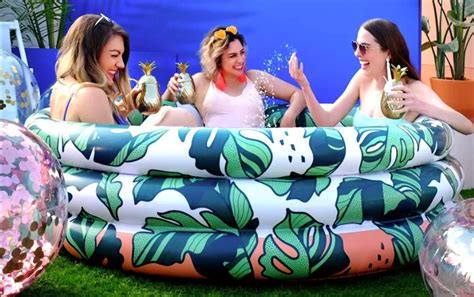 6 Stylish Inflatable Pools That Will Turn Your Backyard Into The