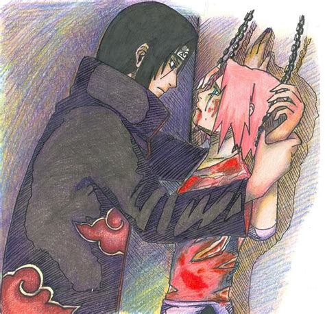 Sakura X Itachi By Isaac On Deviantart