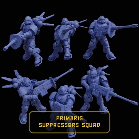 Vanguard Primaris Suppressor Squad Martelo De Guerra 40k Proxy Grimdark
