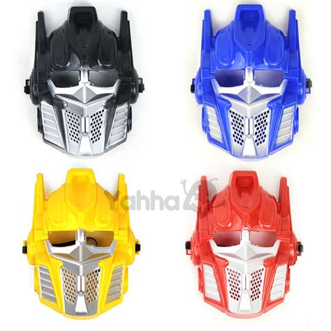 Transformers Mask Bumblebee Optimus Prime Megatron Full Face Black Mask