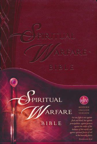 The Spiritual Warfare Bible Modern English Version Mev Leather