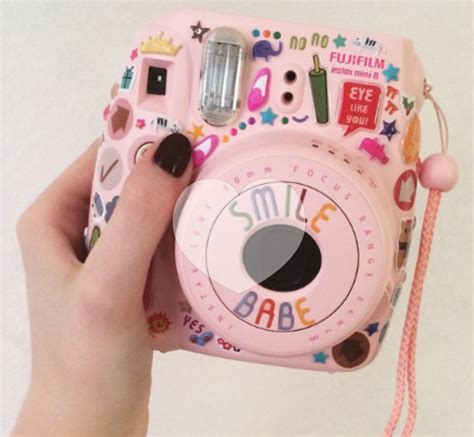 Cutest Polaroid Pink Polaroid Camera Polaroid Camera Instax Mini Camera