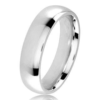 Overstock Polished Comfort Fit 5mm Stainless Steel Ring 2019 