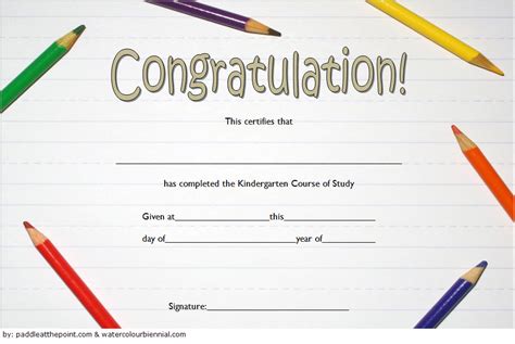 10 Kindergarten Graduation Certificates To Print Free