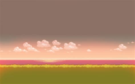 Wallpaper Pixel Art Pixels Digital Art Horizon 1680x1050