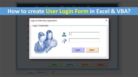 How To Create User Login Form In Vba And Excel Step By Step Guide