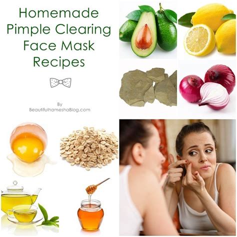 Homemade Pimple Clearing Face Mask Recipes