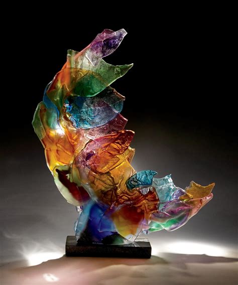 Echo By Caleb Nichols Art Glass Sculpture Artful Home Broken Glass Art Shattered Glass Sea