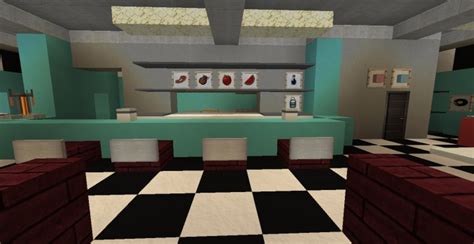 Restaurante De Los Años 50 Minecraft