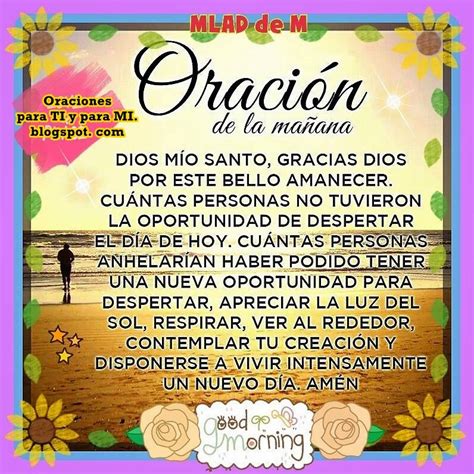 Oraciones Para Ti Y Para MÍ Dios Mío Santo Gracias Dios Por Este