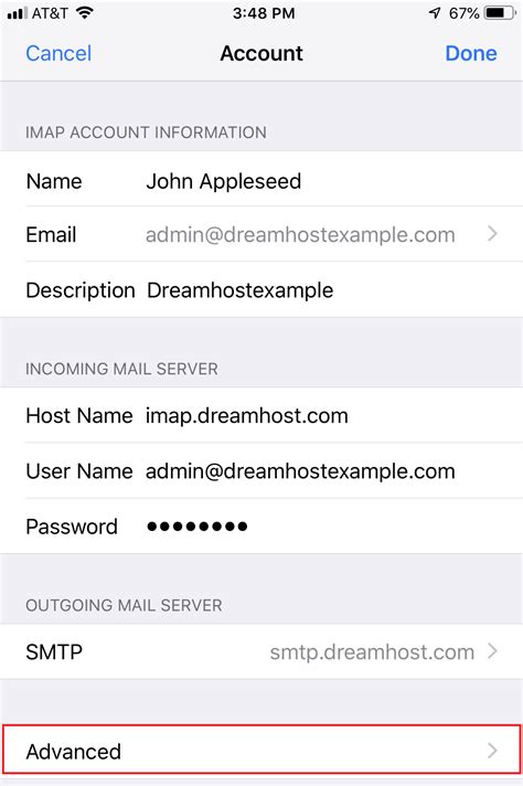 Set Up Email On An Iphone Dreamhost Knowledge Base