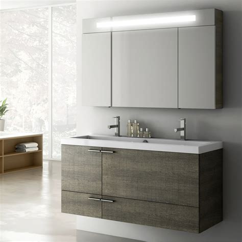 Bathrooms are humid and moisture levels are alarmingly high. Modern 47 inch Bathroom Vanity Set with Medicine Cabinet ...
