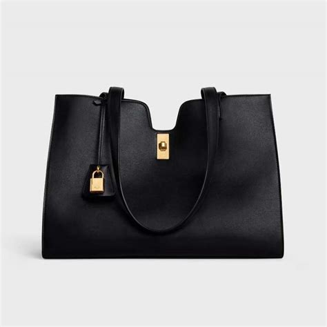 Celine Women Cabas In Smooth Calfskin Black