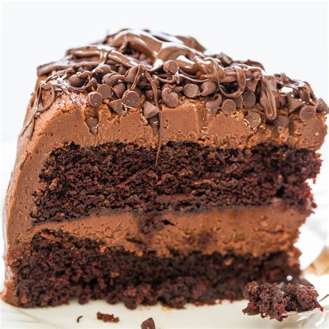 Triple Layer Chocolate Cake With Chocolate Frosting