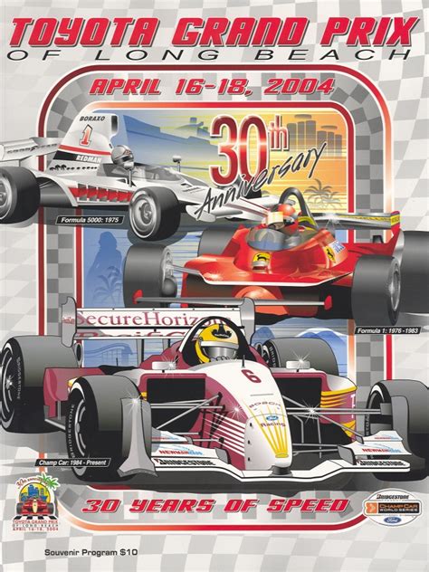 2004 Champ Car World Series Programmes The Motor Racing Programme