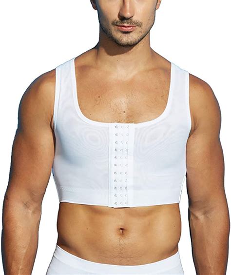 Mens Shapewear Extreme Gynecomastia Compression Shirt To Hide Man Boobs Moobs Slimming Tank Top